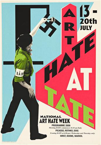BILLY CHILDISH (1959- ) Art Hate Week at Tate Modern Posters.